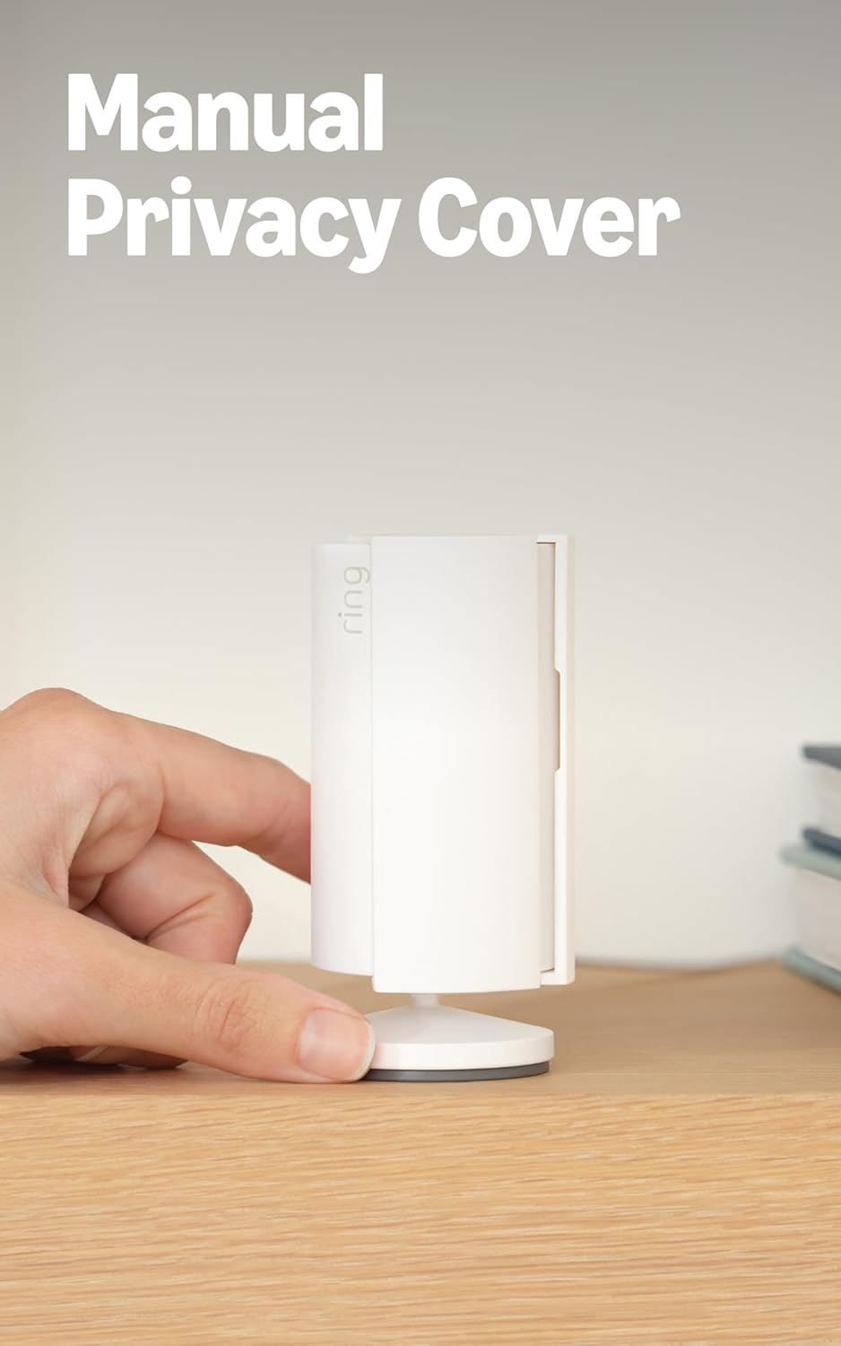 Cámara Ring Indoor: Seguridad para el hogar o negocio con video HD 1080p, Negro